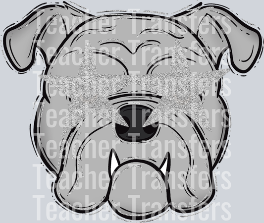 Starry Eyed Bulldog Silver NO WORDS