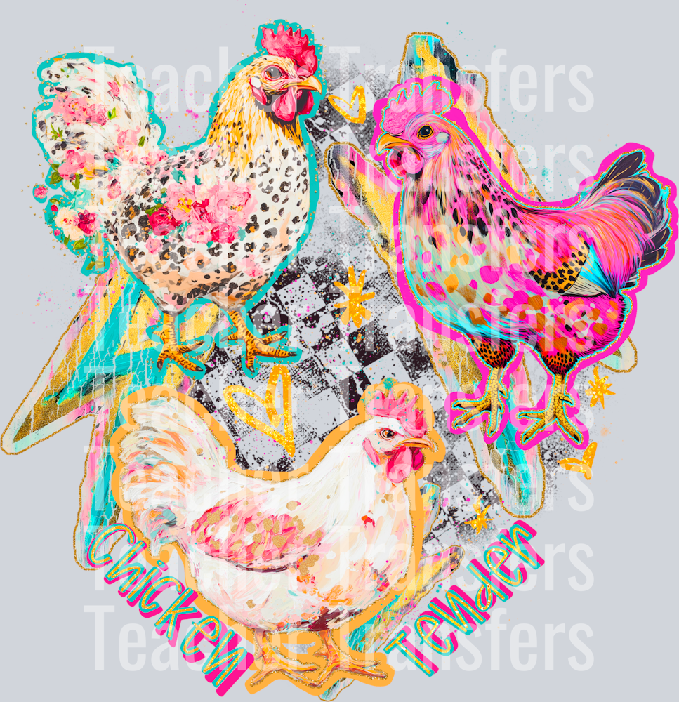 Chicken tender mix media