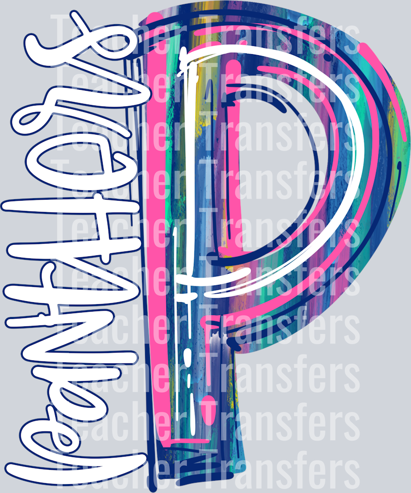 Splatter Paint P Panthers