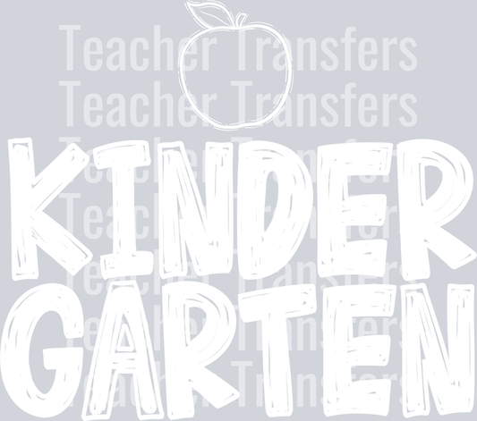 Back to School Apple Grade Level Kindergarten apple two line