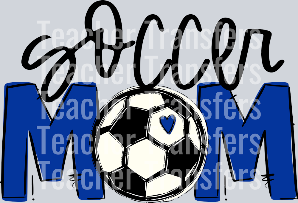 Soccer Mom Royal Blue No Flowers