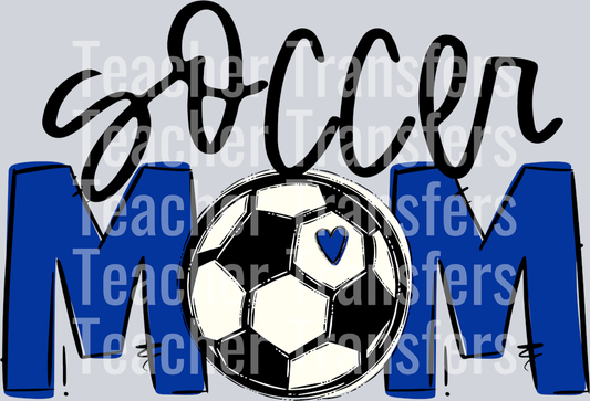 Soccer Mom Royal Blue No Flowers