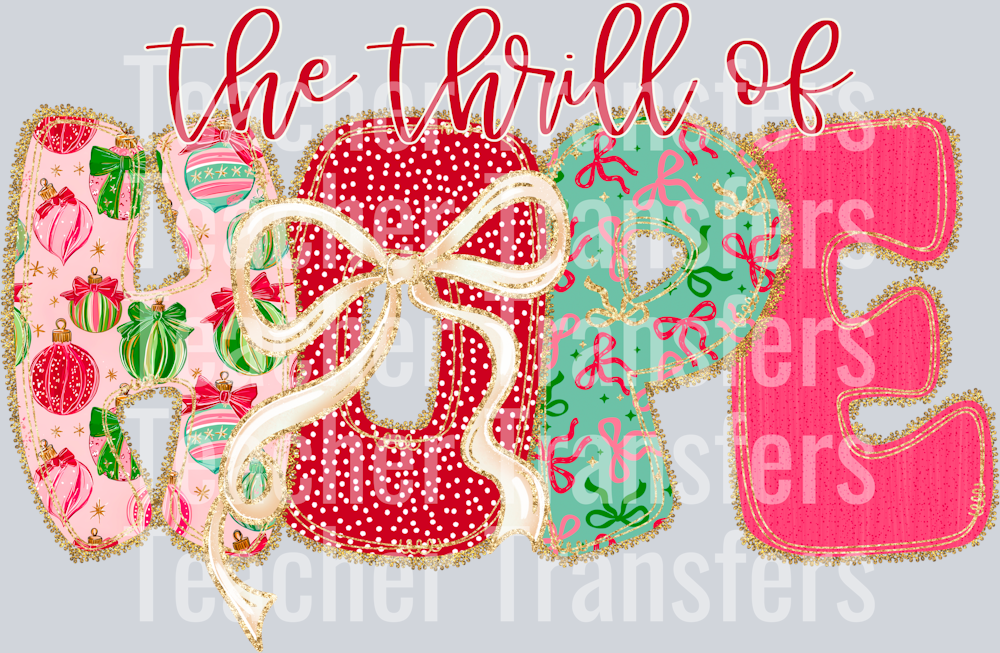 ChristmasBowLace ThrillofHope