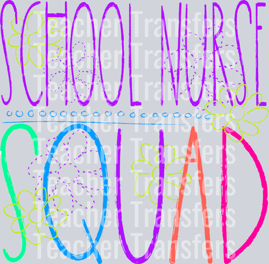 Chalkboard School Nurse Squad