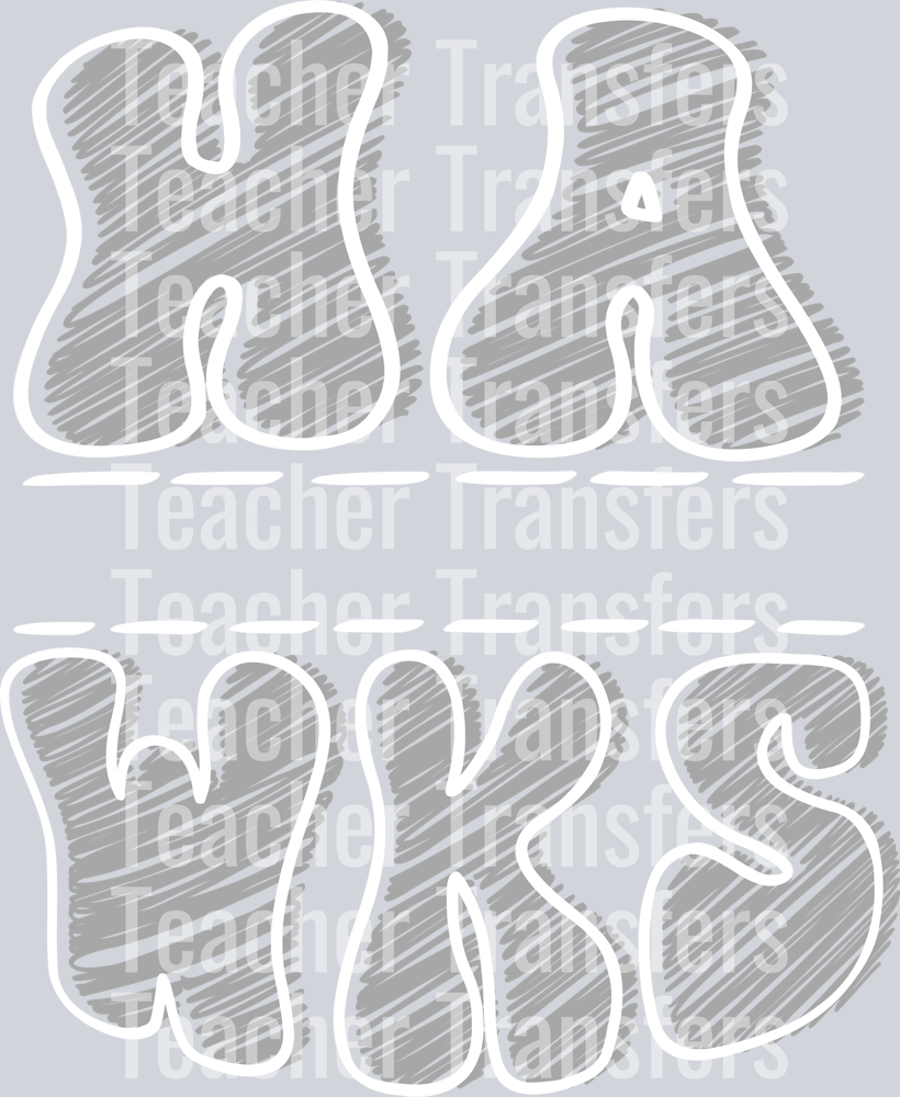 Sketch Mascot Names HAWKS GRAY WHITE