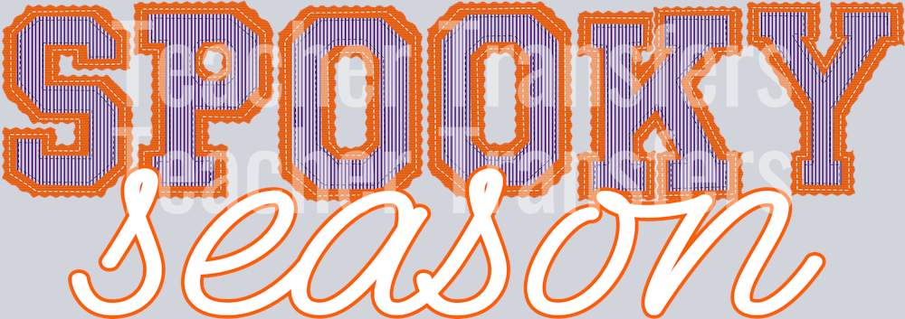 The Prepster - SPOOKY SEASON PURPLE ORANGE