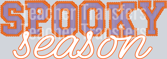 The Prepster - SPOOKY SEASON PURPLE ORANGE