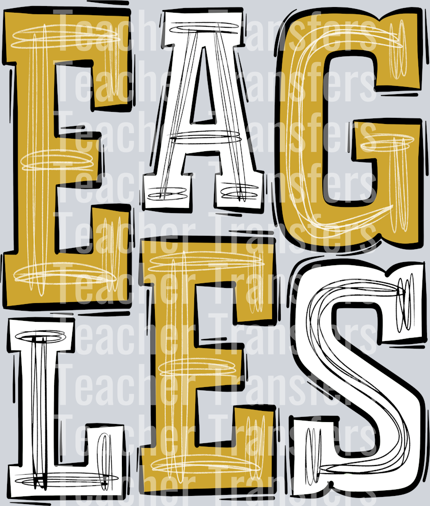 Eagles-Gold -White