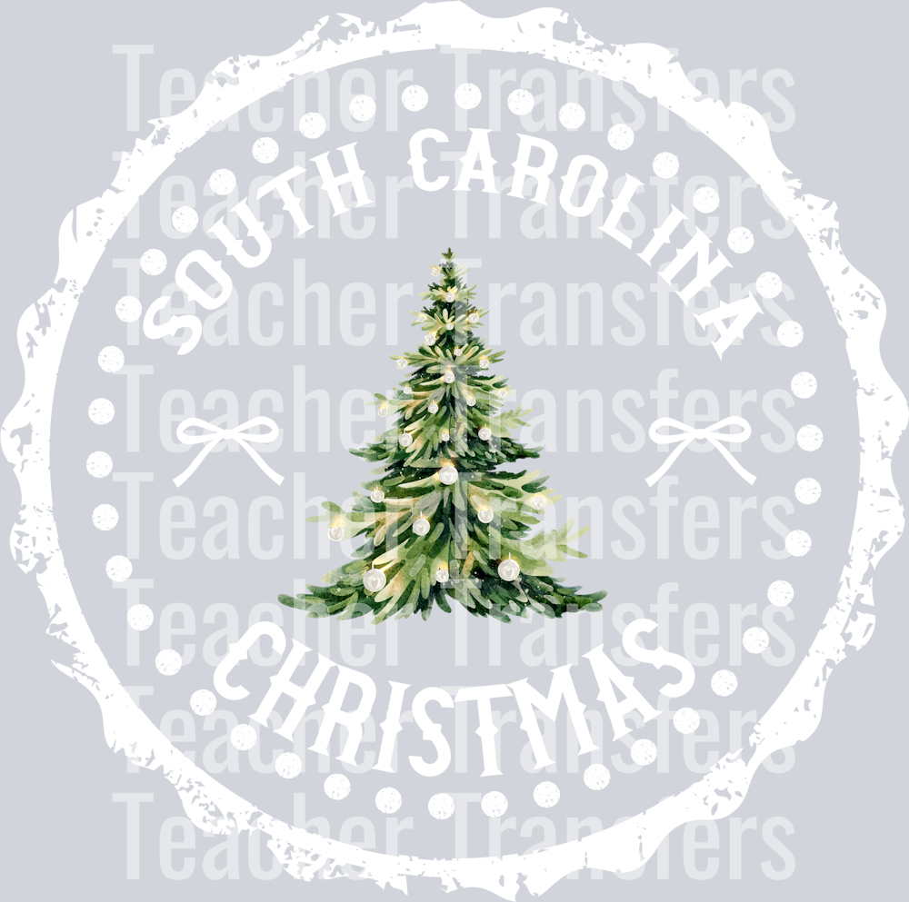 STATE CHRISTMAS STAMP South Carolina