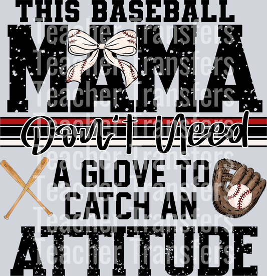 This baseball mama don’t need a glove