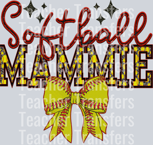 SOFTBALL BOW SOFTBALL MAMMIE HWDS