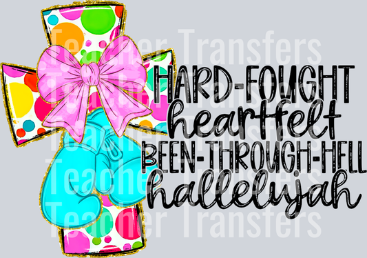 HardFoughtHallelujahCrossBlk