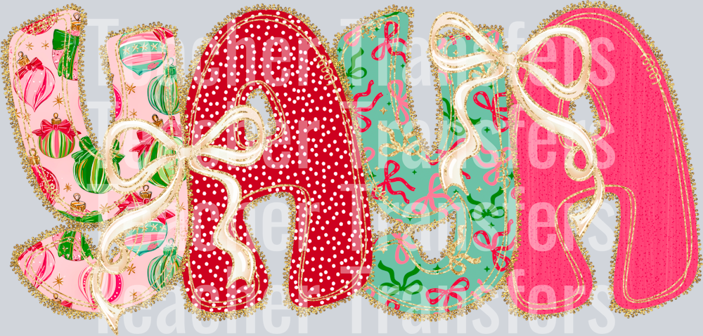 ChristmasBowLace Yaya