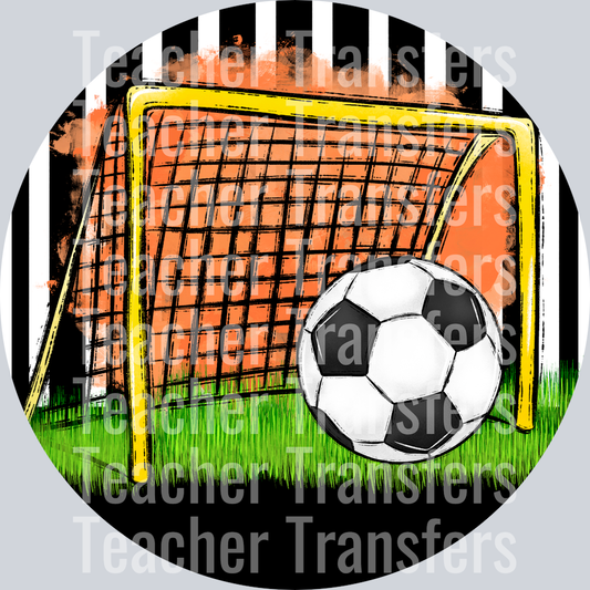 Soccer Bag Tag Ornaments ORANGE