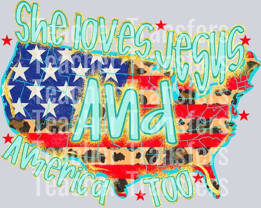 She loves Jesus and America too