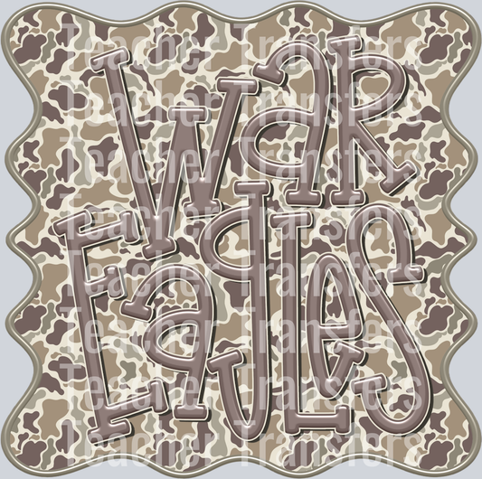 CAMO MASCOTS-WAR EAGLES