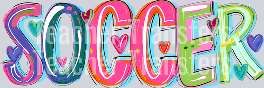 CHEERY WORDS SOCCER one line