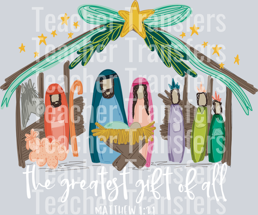 Greatest Gift White Etsy