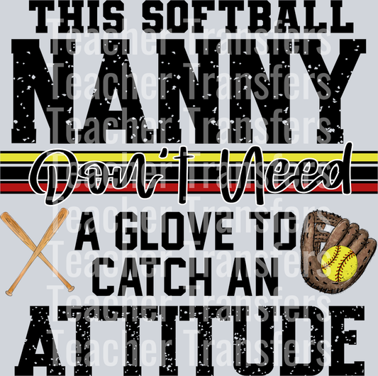 This Softball Nanny doesn’t need a glove  2