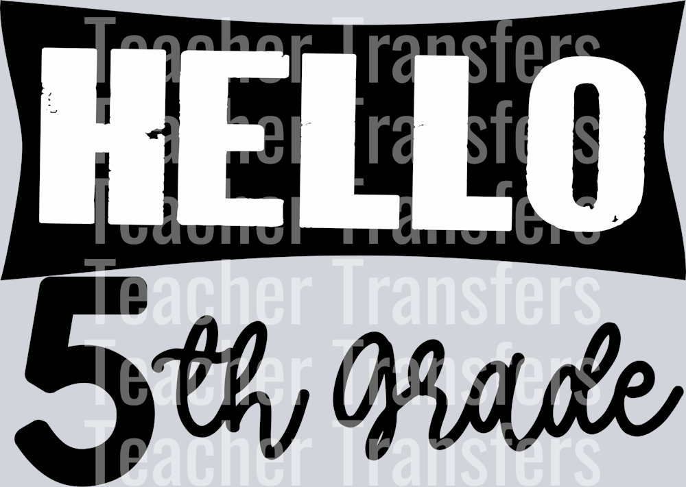 Hello Grade Level BANNER 5th Grade