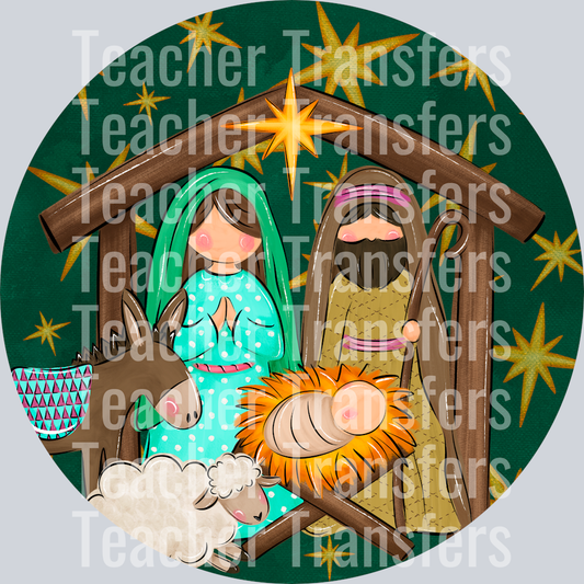 Nativity Ornament Light