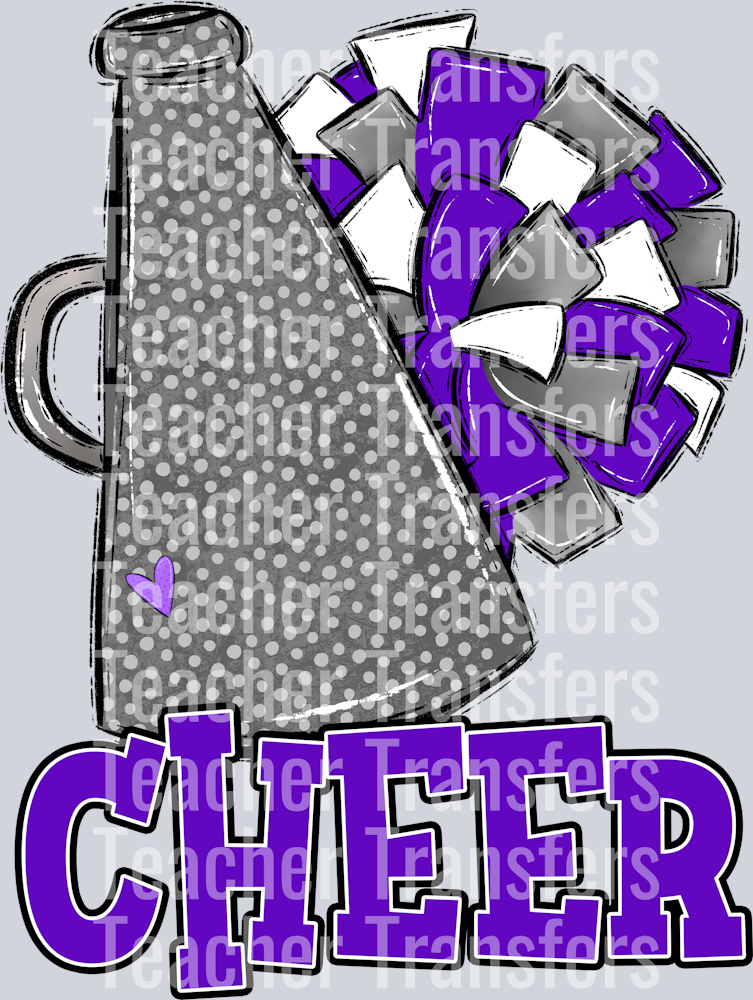 Purple Gray Cheer