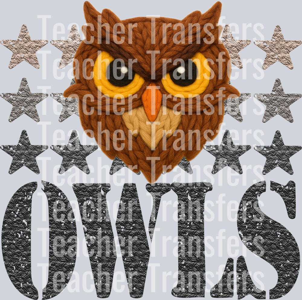 YARN MASCOTS OWLS