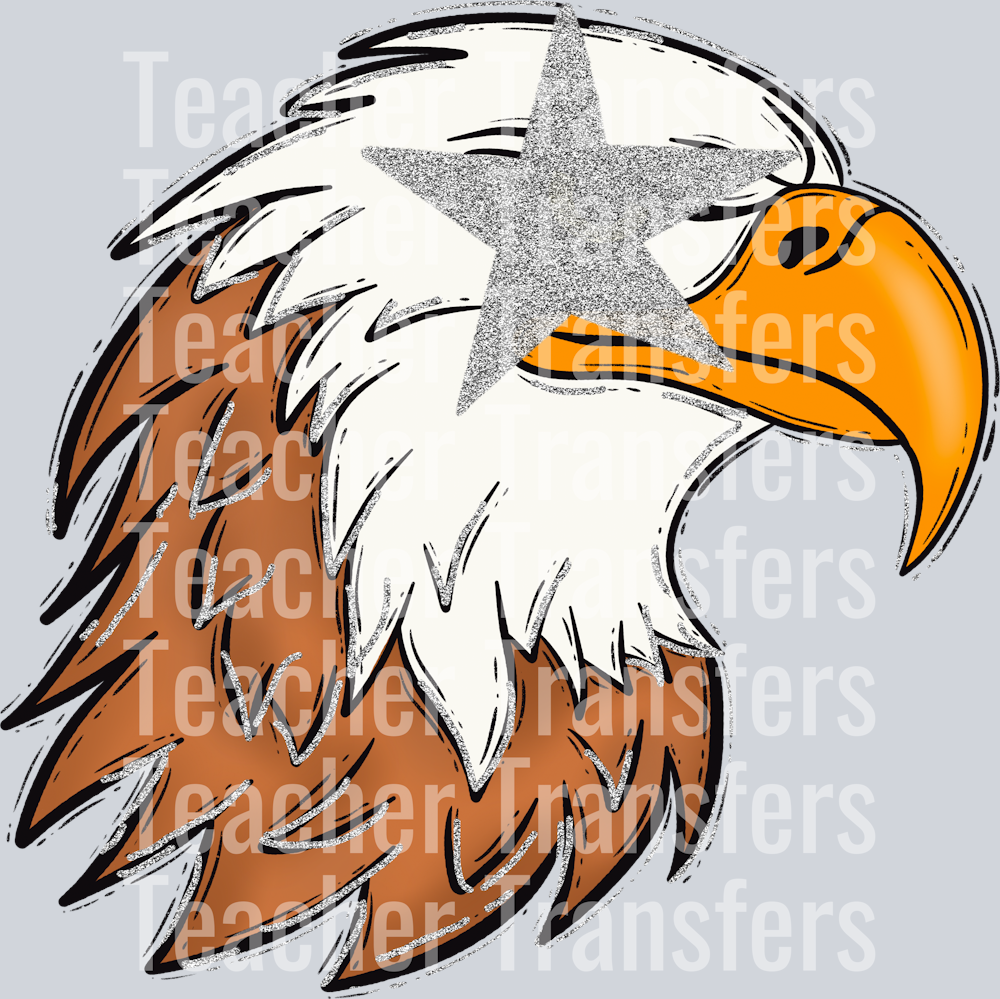 Starry Eyed Eagle NO WORDS SILVER