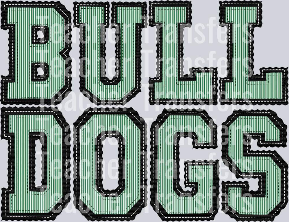 THE PREPSTER BULLDOGS KELLY GREEN