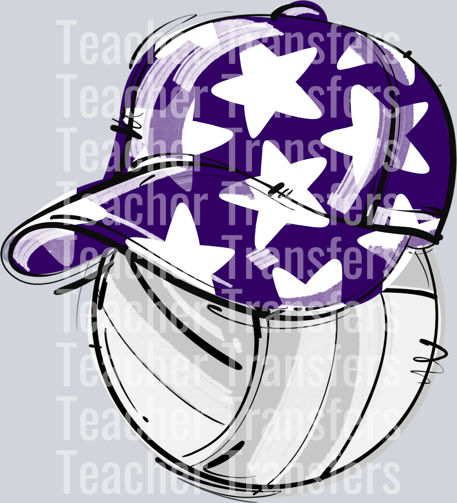 PURPLE PLAY BALL HAPPY FACE VOLLEYBALL