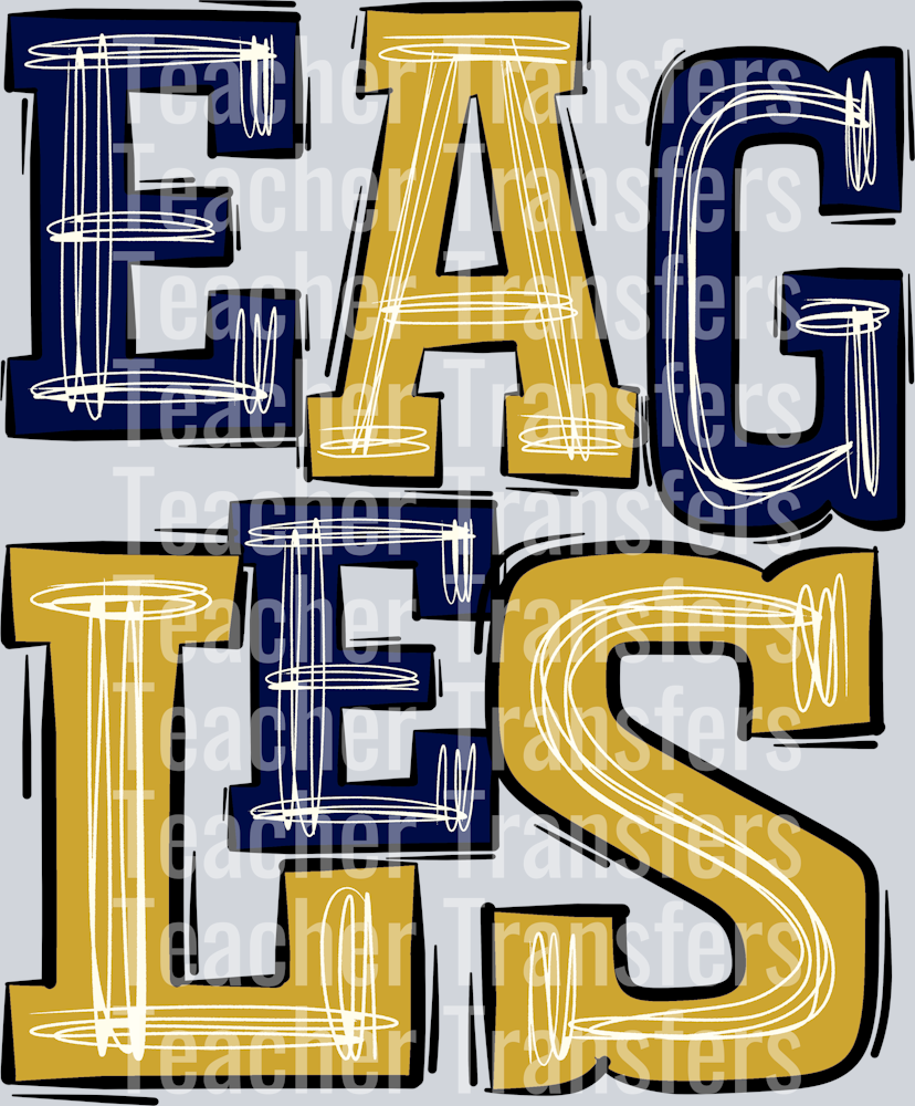 Eagles Navy and Gold