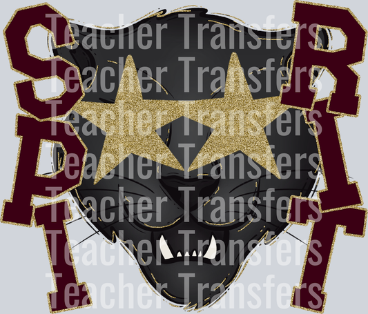 Starry Eyed PANTHER MAROON GOLD