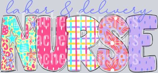 SCRIBBLE BRIGHTS Labor and delivery nurse