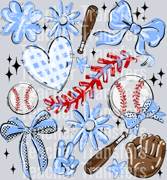 COLUMBIA PLAY BALL COLLAGE BASEBALL