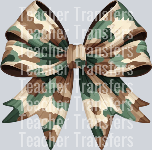 Camo Camouflage Coquette Bow Hunting PNG (19)