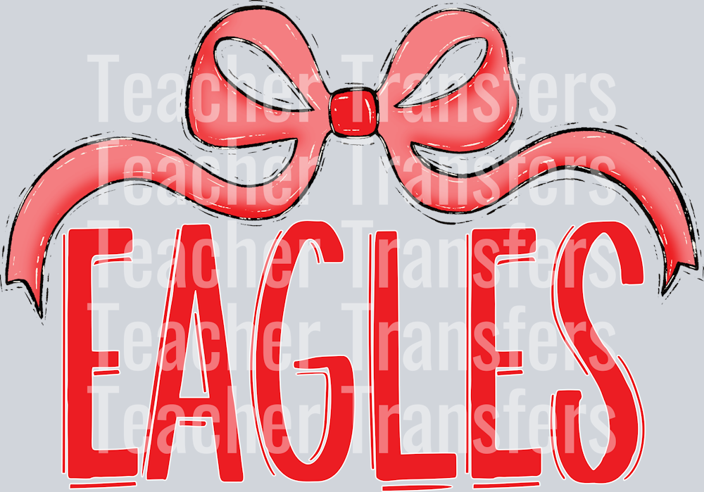 BOW ZIPCODE EAGLES RED