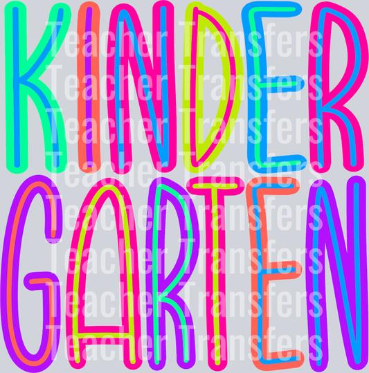 Back to School Brights KINDERGARTEN