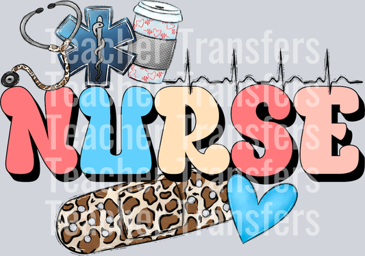 Nurse Collage Multi Letters