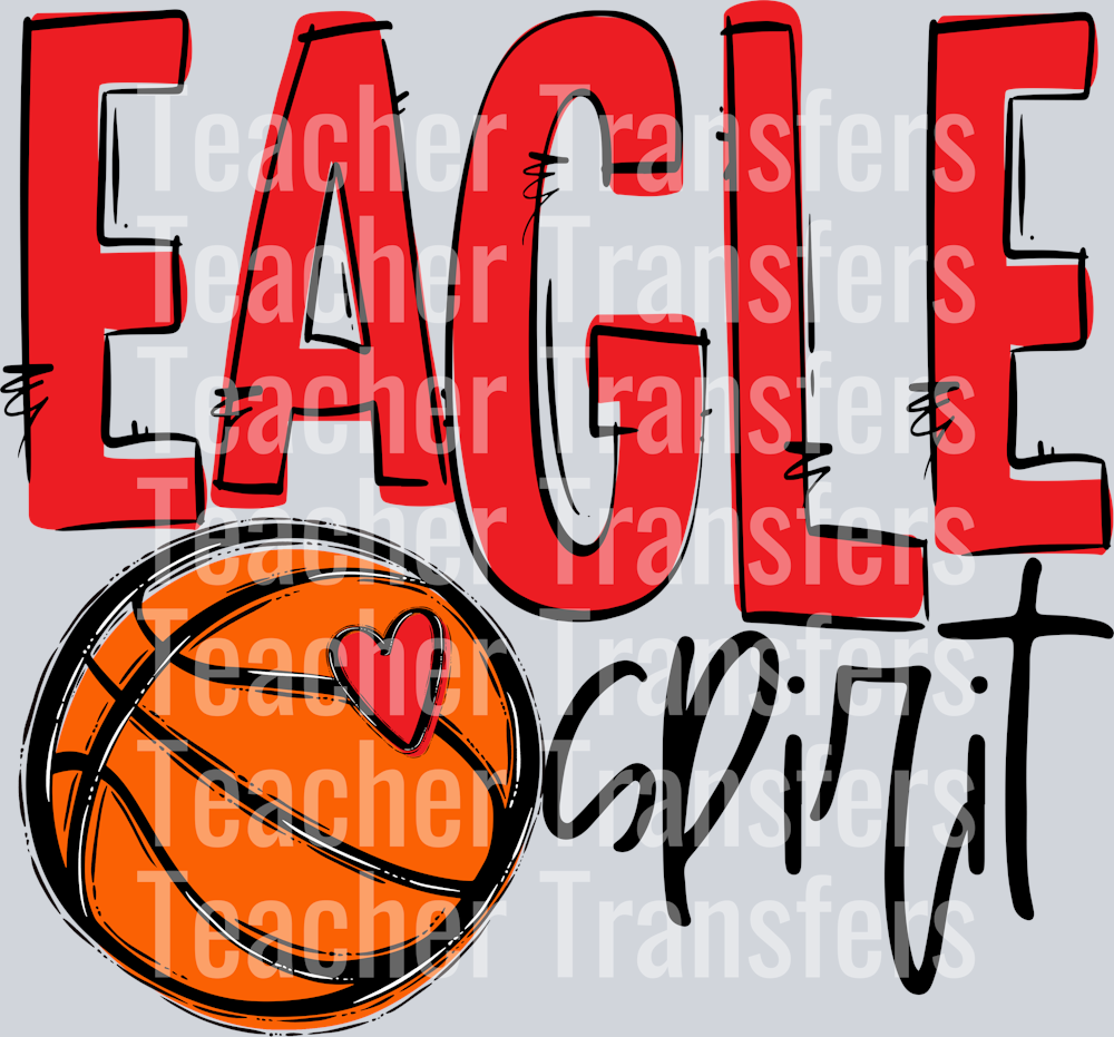 Team Go Spirit Eagle Basketball Red