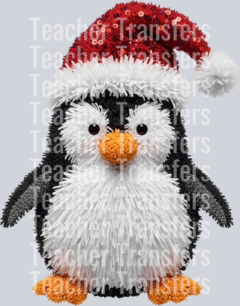 CHRISTMAS PENGUIN FAUX YARN