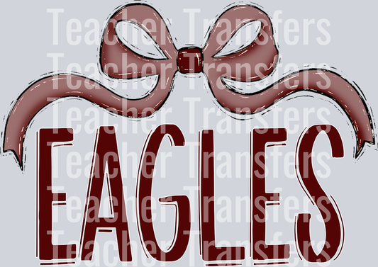 BOW ZIPCODE EAGLES MAROON