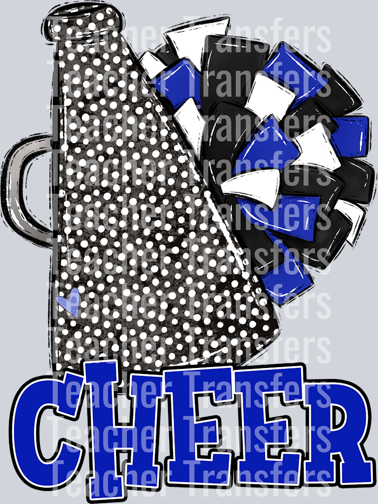 Cheer Royal Blue Black White