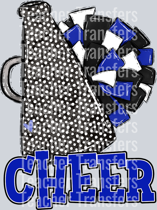 Cheer Royal Blue Black White