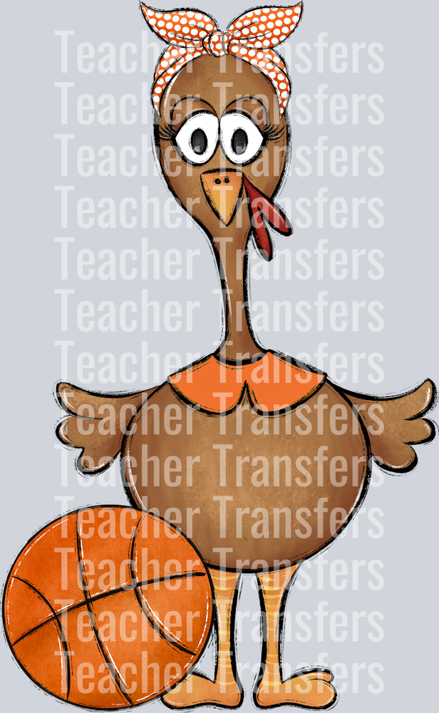 Turkey Family Set Girl Orange BASKETBALL