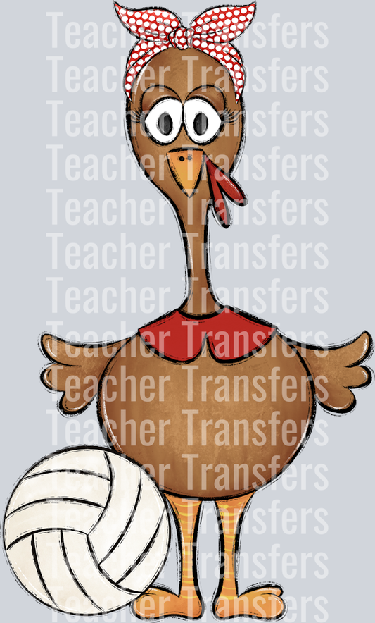 Turkey Family Set Girl Red VOLLEYBALL