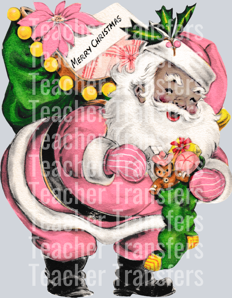 BLK Vintage Santa Pink Suite