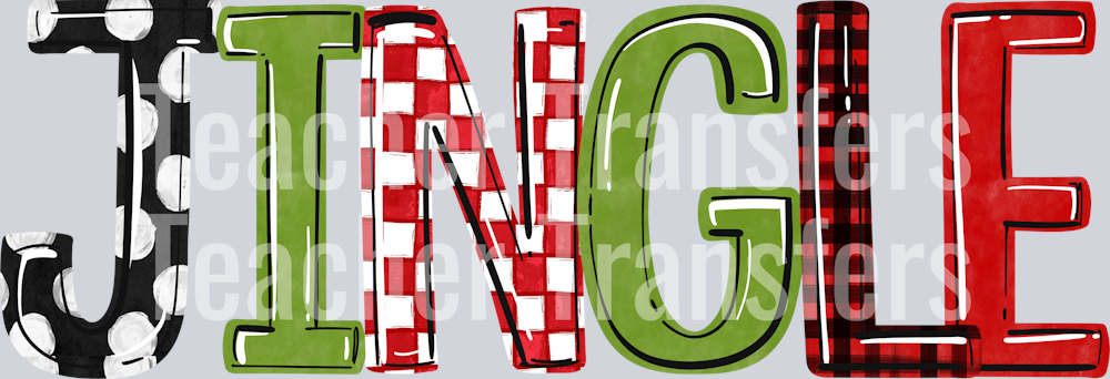 Jingle Word Art