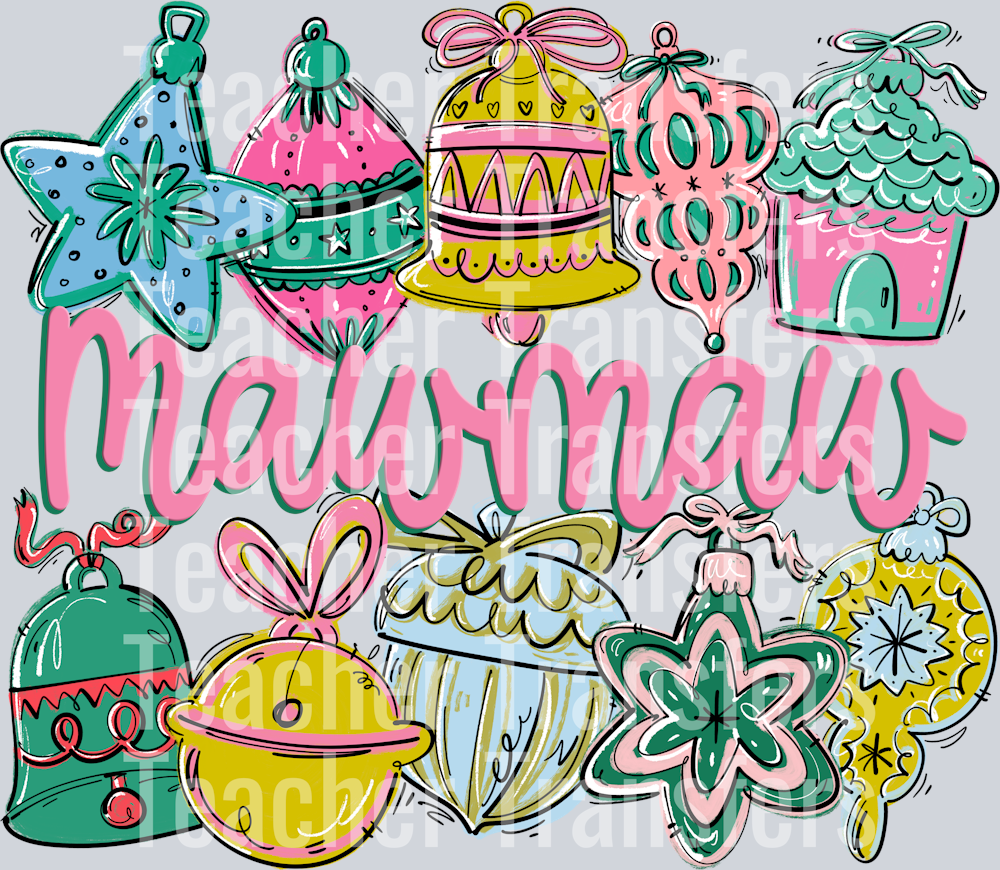 ORNAMENT NAME FRAME Mawmaw