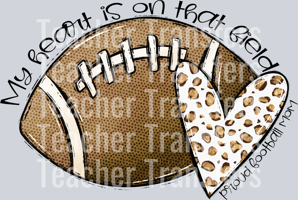 My Heart is on that FOOTBALL NO FLOWERS