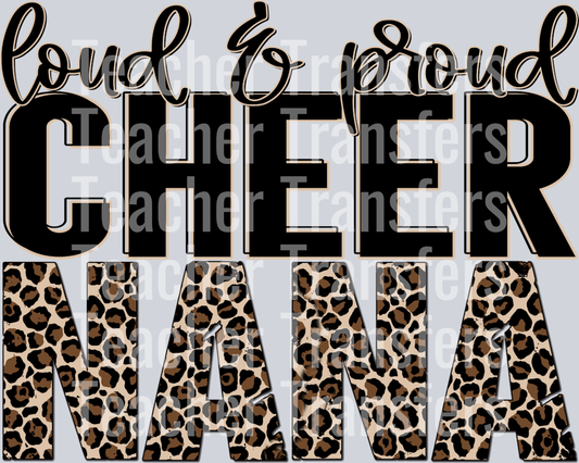 Loud and Proud Cheer Nana